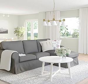 Canapea coltar IKEA Ektorp Remmarn Grey