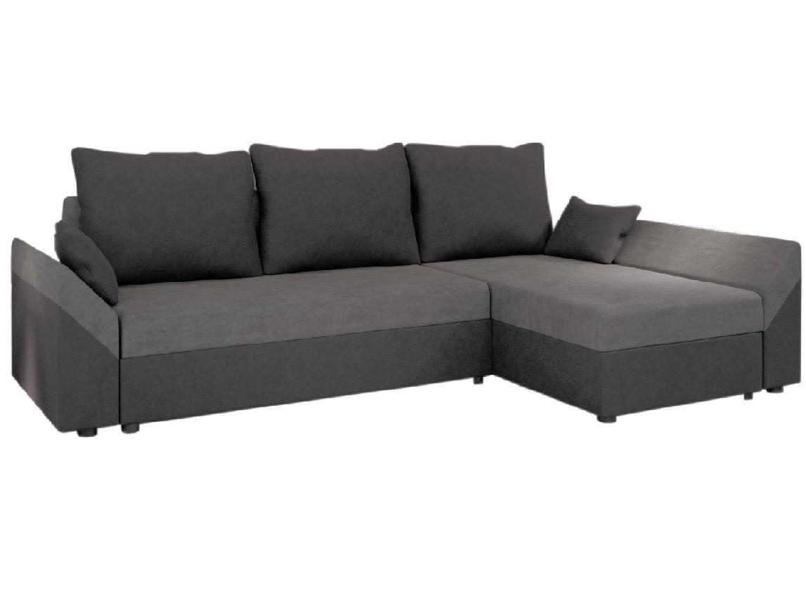 Canapea coltar Space Meble Dante L Sawana 21/Sawana 05 Gray/Dark Gray