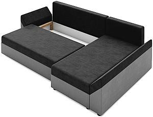 Canapea coltar Space Meble Dante L Sawana 21/Sawana 05 Gray/Dark Gray