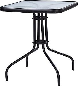 Masa de gradina Modern Home SC-073 Negru/Transparent