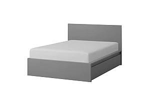 Pat IKEA Malm Gray 160×200 cm (4 cutii depozitare)