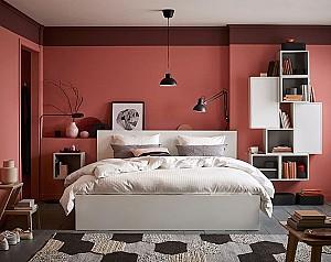 Pat IKEA Malm White 180x200 cm (2 cutii depozitare)