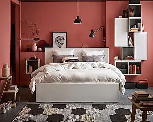 Pat IKEA Malm white /Lonset 140x200 cm