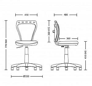 Scaun pentru copii Nowy Styl Ministyle Negru/SPR-01(Paint)