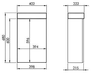 Dulap sub lavoar Elita Young Basic (163068)