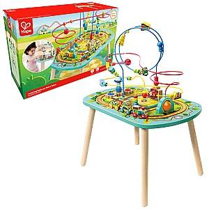 Jucarie muzicala Hape Calea ferată cu labirint cu efecte sonore