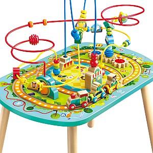 Jucarie muzicala Hape Calea ferată cu labirint cu efecte sonore