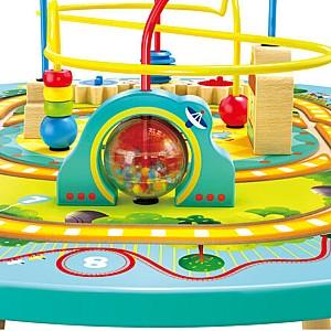 Jucarie muzicala Hape Calea ferată cu labirint cu efecte sonore