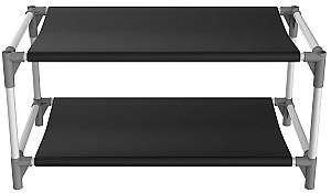 Raft pentru incaltaminte Sheffilton SHT-SR4-P (Gri Inchis/Gri/Negru)