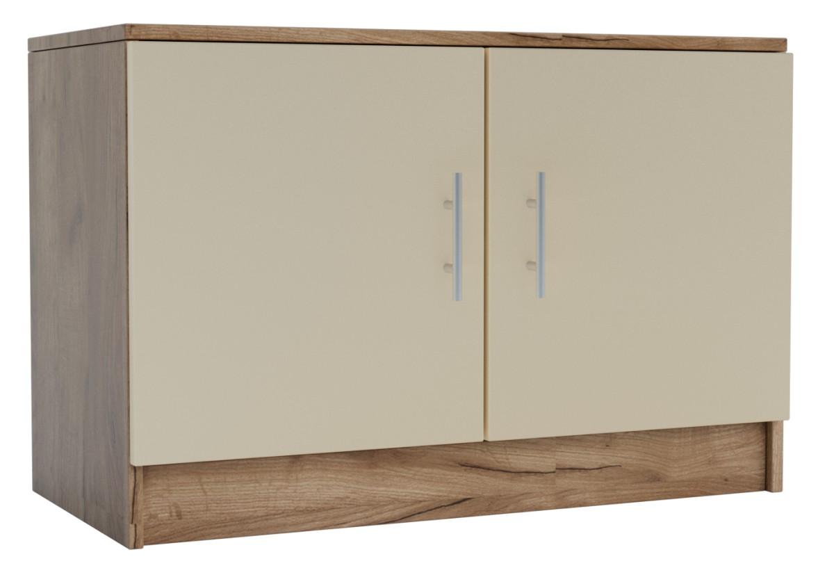 Dulap pentru incaltaminte Confort-NV Stephani Stejar Kraft Tobaco(Maro)/Satin(Bej)