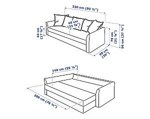 Canapea IKEA Holmsund Nordvalla gray