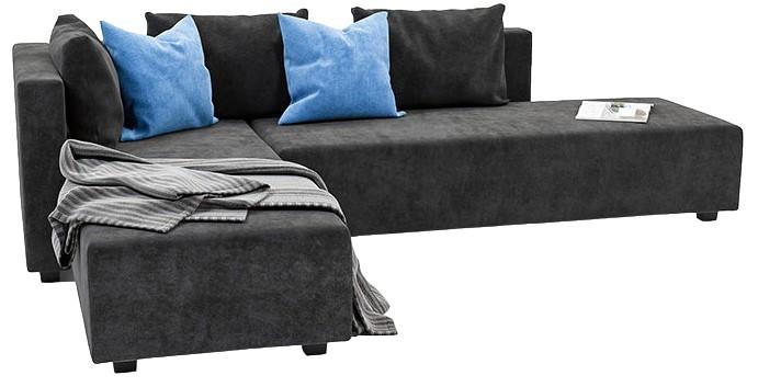 Canapea coltar Indart SiMod dark grey