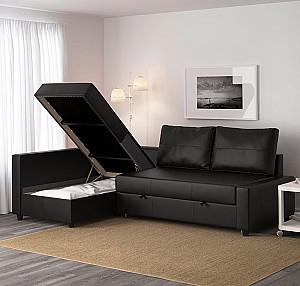 Canapea coltar IKEA Friheten Bomstad Black