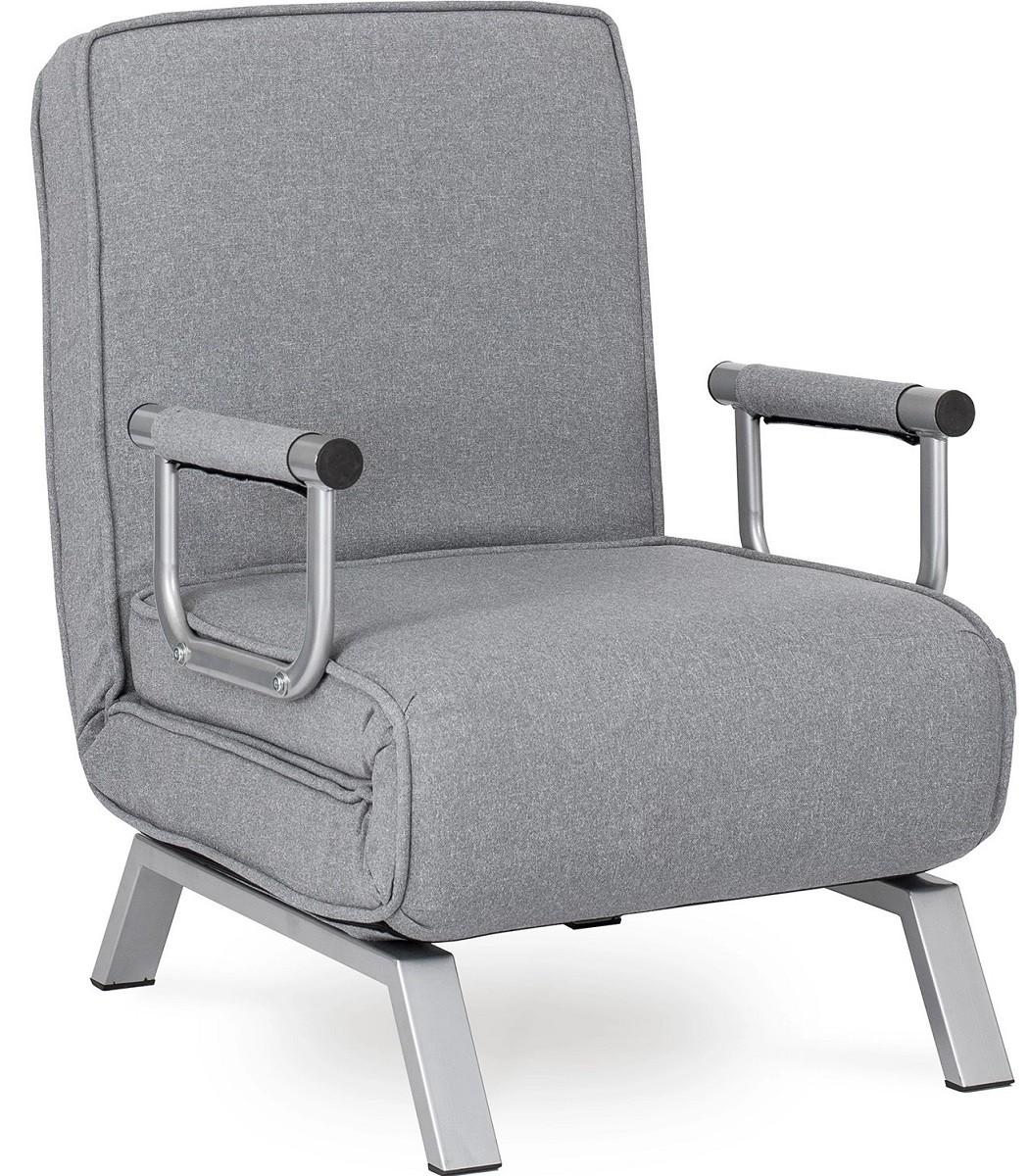 Fotoliu Mebel Elite Bart Gri/Crom