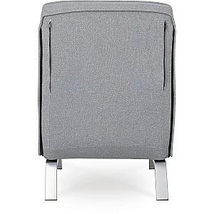 Fotoliu Mebel Elite Bart Gri/Crom