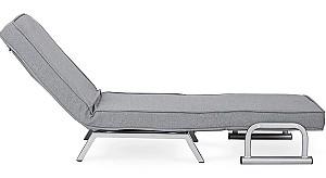 Fotoliu Mebel Elite Bart Gri/Crom