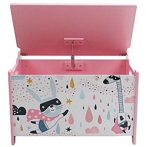 Comoda copii U-Grow băncuță cu depozitare Super Girl