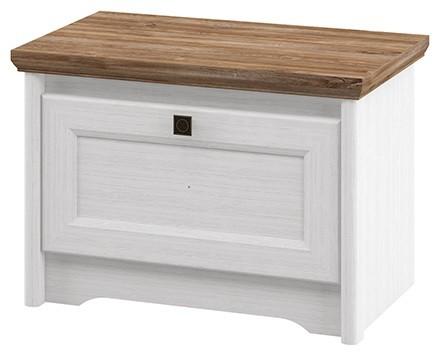 Dulap pentru incaltaminte Neman Tivoli MN-035-30 Alb Structural/Stejar Stirling(Maro)