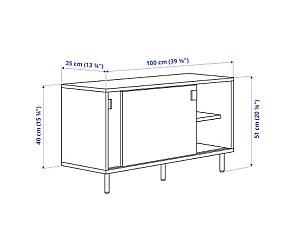 Dulap pentru incaltaminte IKEA Mackapar White 100x51 cm
