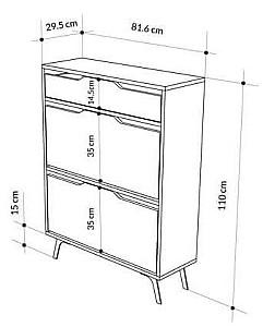 Dulap pentru incaltaminte DECO Asta Alb