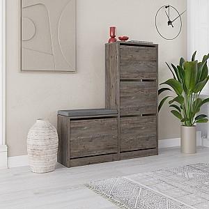 Dulap pentru incaltaminte DECO Dude Dark Coffee