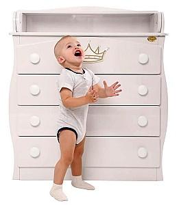 Comoda copii Miracolo Cmd Korona Alb