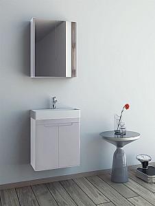 Dulap sub lavoar Martat Rio 55 White + lavoar