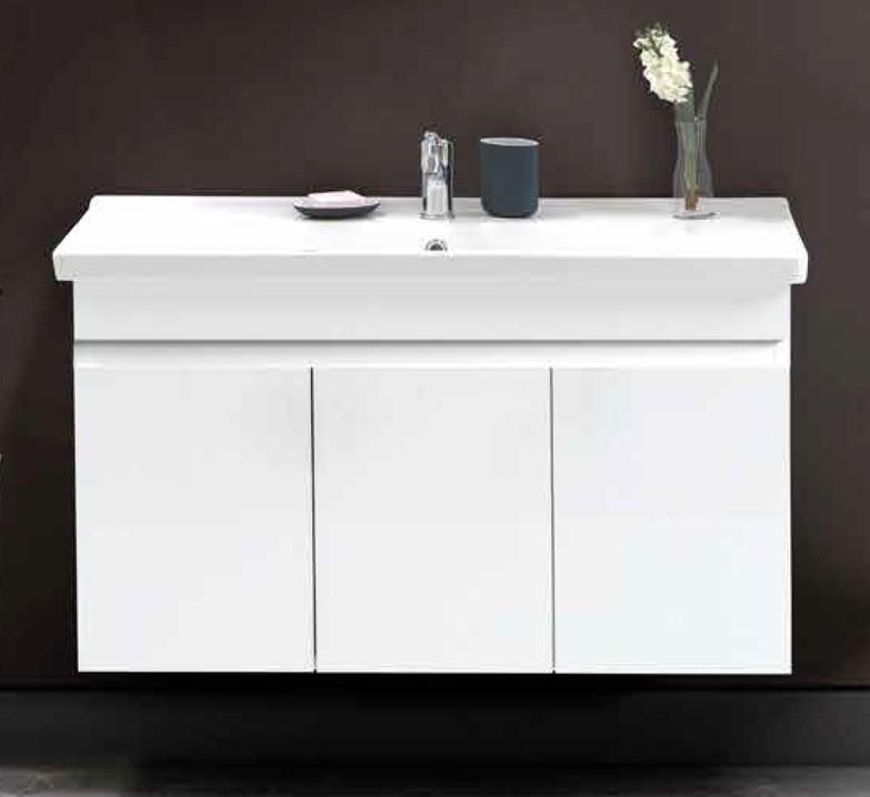 Dulap sub lavoar Martat Venna 100cm White + lavoar