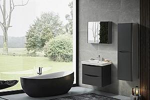 Dulap sub lavoar Martat Zen 60cm Anthracite + lavoar