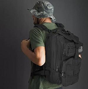 Rucsac sportiv Trizand XL Military 8919 Black