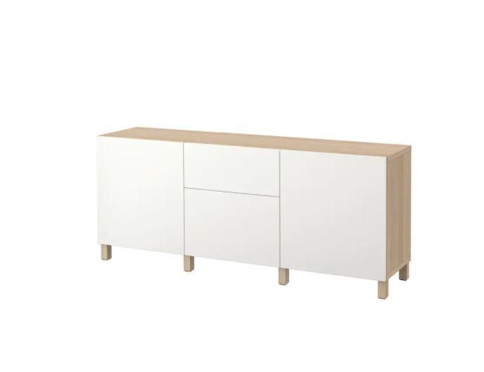 Comoda IKEA Besta antique oak / white Lappviken