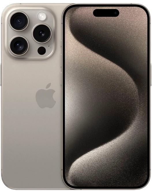 Telefon mobil Apple iPhone 15 Pro 256 GB Natural Titanium