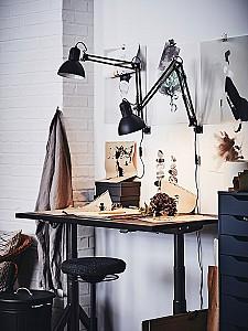 Lampa de masa IKEA Tertial Gri Inchis