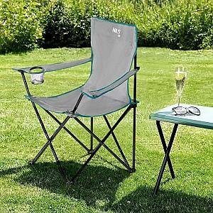 Scaun pliabil Nils Camp NC3044 Gri