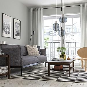 Masuta de cafea, reviste IKEA Listerby 140x60 Maro Inchis