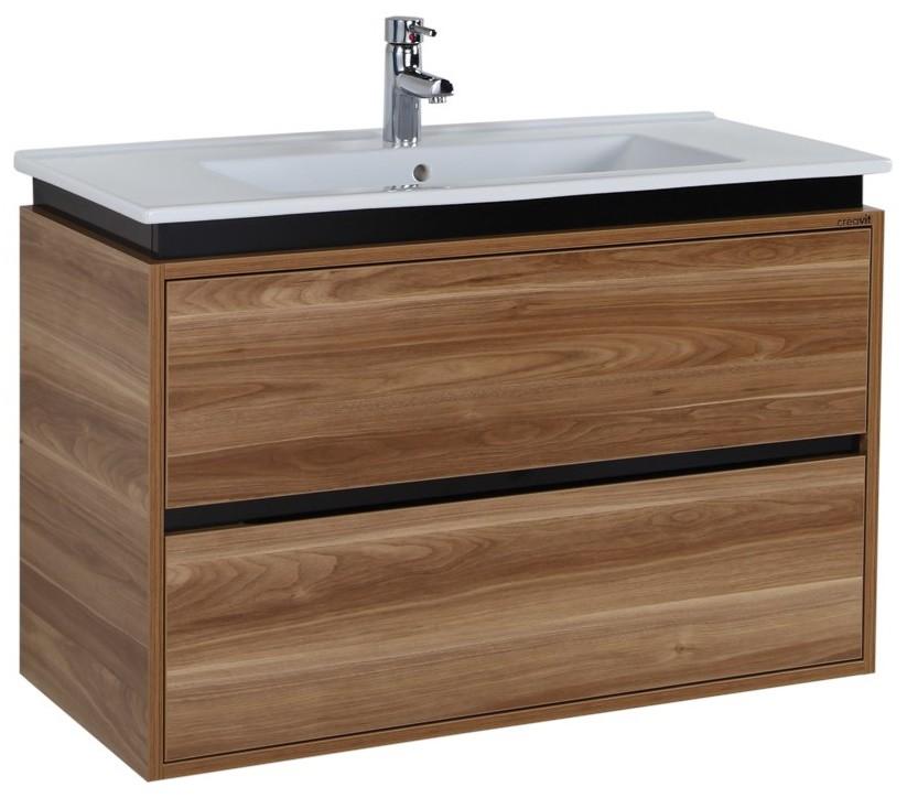 Dulap sub lavoar Creavit Nesh NE0100.42.VV + lavoar