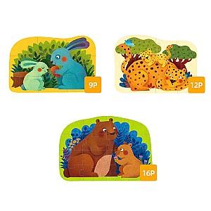 Puzzle Mideer Mama și copilul, nivelul 2 MD1475