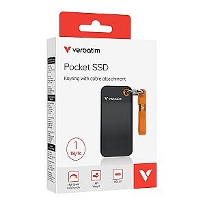 SSD extern Verbatim Pocket 1TB Black/Orange