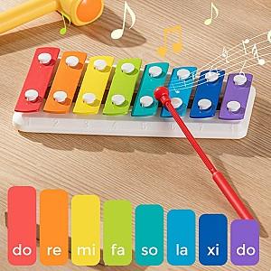 Jucarie muzicala Hola Toys Xilofon cu bile(HA792700)