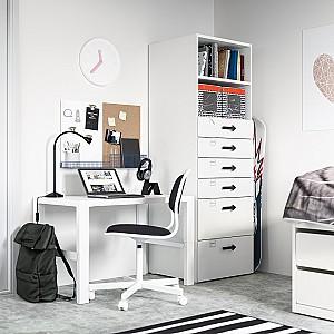 Comoda copii IKEA Smastad/Platsa 60x57x181 Alb