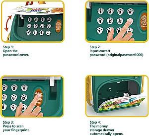 Rucsac Essa Toys Seif pentru copii cu dinozauri(8692A)