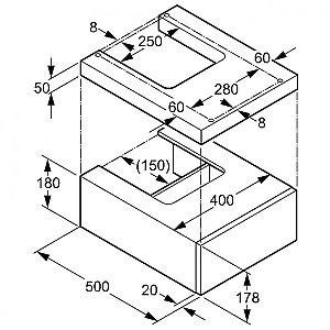 Dulap sub lavoar Kludi Esprit (56S0443)