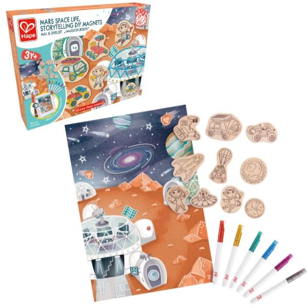 Set de jucarii Hape Magnetic-Expediția pe Marte(E1078)