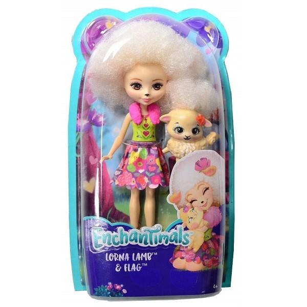 Papusa Mattel Lorna Lamb & Flag(FNH25)