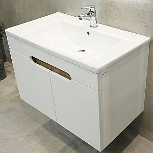 Dulap sub lavoar Bayro Etna Duo (118767) Alb Mat