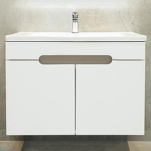 Dulap sub lavoar Bayro Etna Duo (118767) Alb Mat