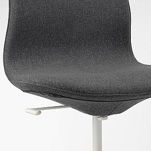 Fotoliu de birou IKEA Langfjall Gunnared Gri Inchis/Alb