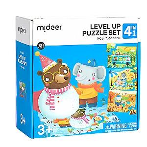 Puzzle Mideer Cele Patru Anotimpuri, 4 în 1 CT1450