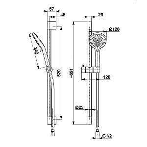 Set de duș Armatura 117407
