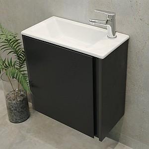 Dulap sub lavoar Bayro Mono 500 Antracit Mat